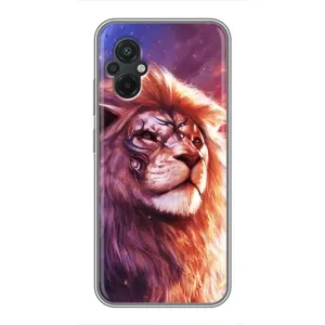 Чехол со Львом для Xiaomi POCO M5 (VPrint) (Красочный Лев)