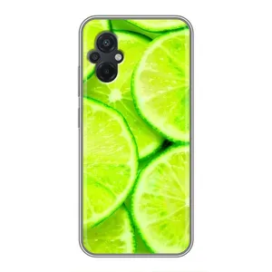 Чехлы с Фруктами для Xiaomi POCO M5 (VPrint) (Лайм)