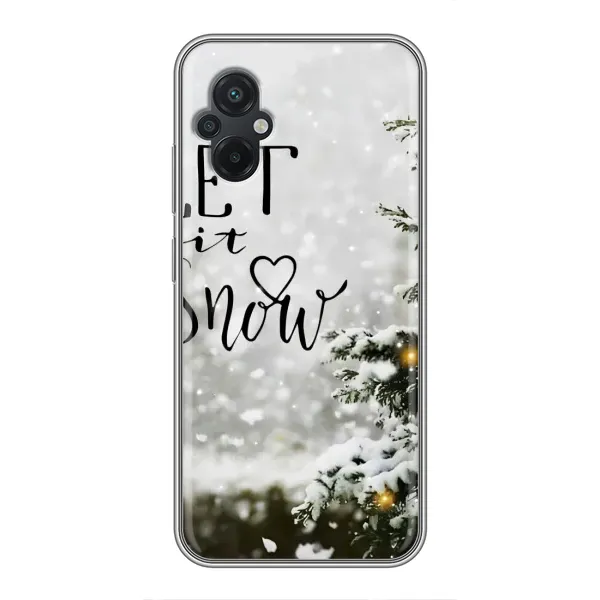 Чехол с принтом «Let it snow» для Xiaomi POCO M5