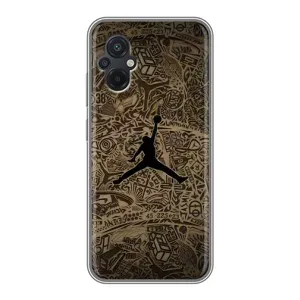 Чехлы для Xiaomi POCO M5 - с картинкой JORDAN (AlphaPrint) (Logo Jordan)