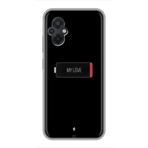Чехлы для любимой на Поко М5 (VPrint) (Love battery)