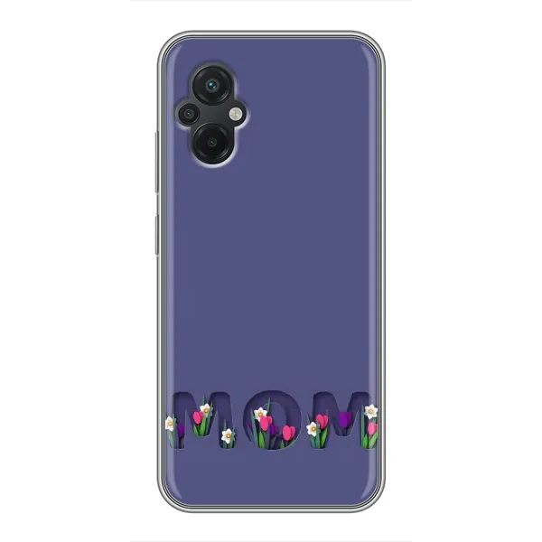 Чехол с принтом «Мама в цветах» для Xiaomi POCO M5