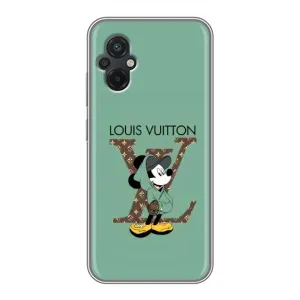 Чехлы Луи Витон для Xiaomi POCO M5 (AlphaPrint - LOUIS VUITTON) (Микки Маус LV)