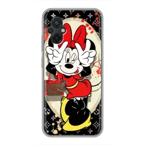 Чехол Disney Mouse Xiaomi POCO M5 (PREMIUMPrint) (Минни peace)