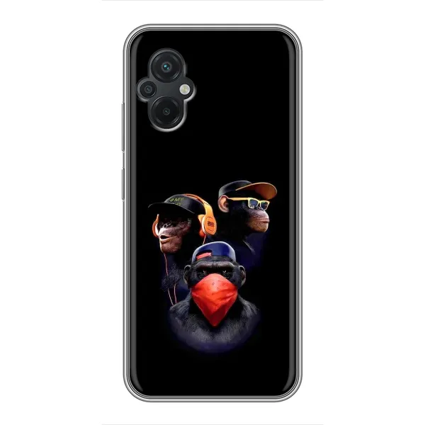Чехол с принтом «Три обезьяны» для Xiaomi POCO M5