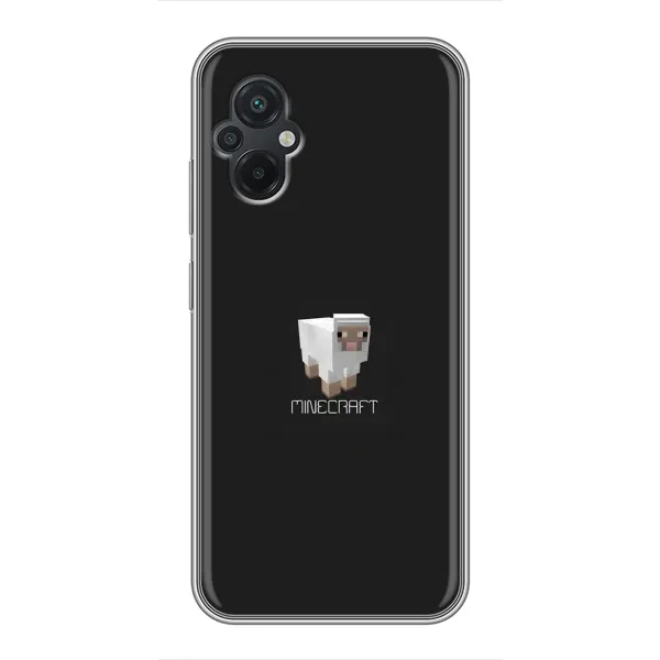 Чехол с принтом «Овечка Майнкрафт» для Xiaomi POCO M5