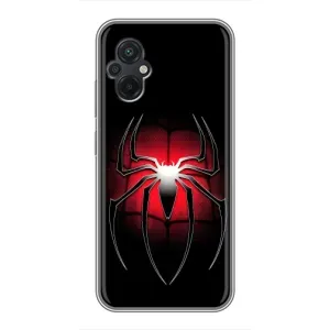 Чехол с человеком пауком для Xiaomi POCO M5 - (AlphaPrint) (Паук марвел)