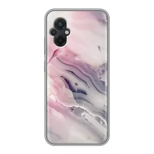 Мраморный чехол на Xiaomi POCO M5 (VPrint) (Пурпурный Мрамор)