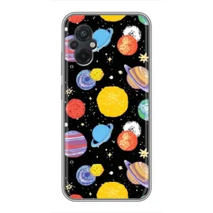 Космические Чехлы для Поко М5 (VPrint) (Рисованные планеты)