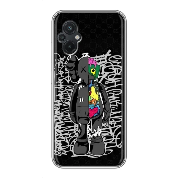 Чохол з принтом «Стиль Bearbrick» для Xiaomi POCO M5