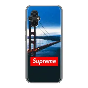 Чехол для Xiaomi POCO M5 с картинкой Supreme (AlphaPrint) (Стиль Supreme)