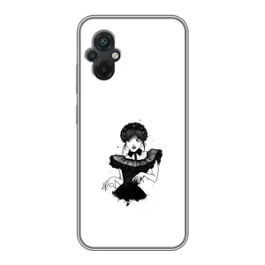 Чехлы Венсдей на Xiaomi POCO M5 Уэнсдей (AlphaPrint) (танец Уэнздей)