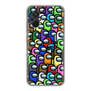 Чохли Амонг Ас для Xiaomi POCO M5 (AlphaPrint) (Убитий)