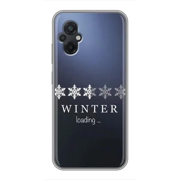 Чехол с принтом «Winter loading» для Xiaomi POCO M5 Чехол с принтом «Winter loading» для Xiaomi POCO M5