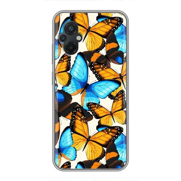 Чехол с принтом «Яркие бабочки» для Xiaomi POCO M5