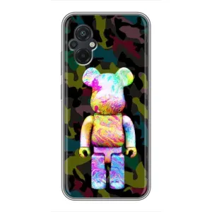 Чехлы для Xiaomi POCO M5 - Bearbrick Louis Vuitton (PREMIUMPrint) (Яркий Bearbrick)