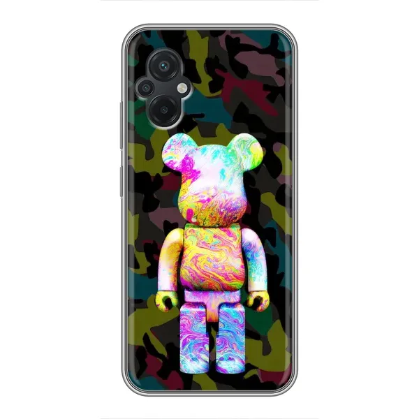 Чохол з принтом «Яскравий Bearbrick» для Xiaomi POCO M5
