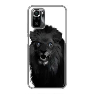 Чохли з картинкою животних Xiaomi POCO M5s (Чорний ЛЕВ)