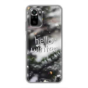Новорічні, Святкові Чохли для Xiaomi POCO M5s - 2024 год (Hello winter)