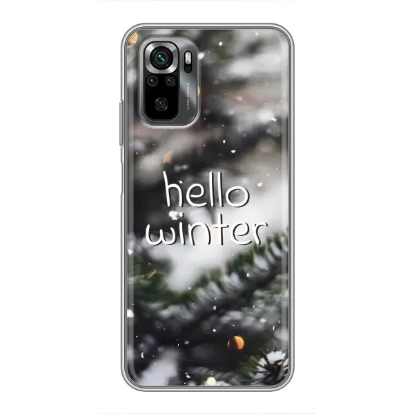 Чехол с принтом «Hello winter» для Xiaomi POCO M5s