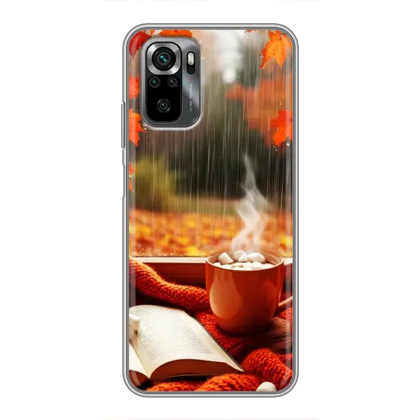 Чехол с принтом «Кофе и дождь» для Xiaomi POCO M5s