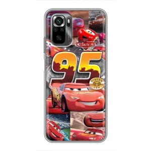 Силиконовый чехол Маквин для Xiaomi POCO M5s (Коллаж Молния Маквин)