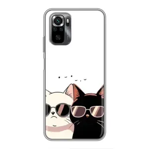 Чехол с принтом «Коты в очках» для Xiaomi POCO M5s