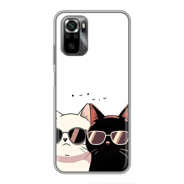 Чехол с принтом «Коты в очках» для Xiaomi POCO M5s