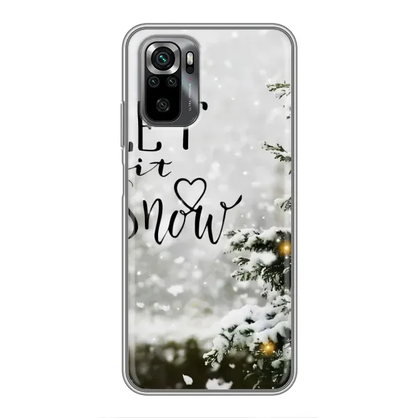 Чехол с принтом «Let it snow» для Xiaomi POCO M5s