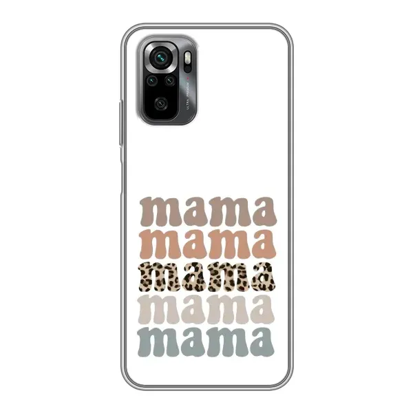 Чохол з принтом «Текстовий колаж мама» для Xiaomi POCO M5s