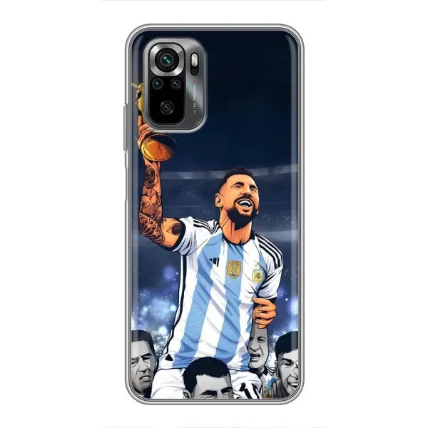 Чехол с принтом «Месси с кубком» для Xiaomi POCO M5s
