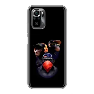 Чохол з Мавпами Xiaomi POCO M5s - (AlphaPrint) (Три мавпи)