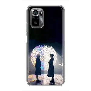 Чехлы Венсдей на Xiaomi POCO M5s Уэнсдей (AlphaPrint) (Уэнздей и Инид)