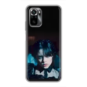 Чехлы Венсдей на Xiaomi POCO M5s Уэнсдей (AlphaPrint) (взгляд Уэнздей)