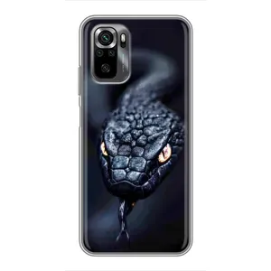 Чехол с картинкой «Хищники» для Xiaomi POCO M5s (Черная змея)
