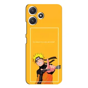 Анимешный чехол для Xiaomi POCO M6 Pro (5G) (Аниме Наруто)