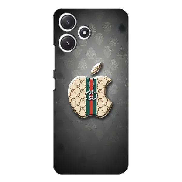 Чехол с принтом «Apple gucci» для Xiaomi POCO M6 Pro (5G)