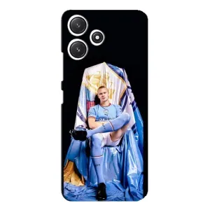 Чехлы с футболистом Ерлинг Холанд для Xiaomi POCO M6 Pro (5G) (AlphaPrint) (футболист Холанн)