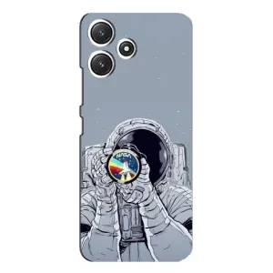 Чохол NASA для Xiaomi POCO M6 Pro (5G) (AlphaPrint) (Космонавт фото)