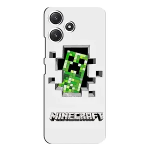 Чохол Майнкрафт на Xiaomi POCO M6 Pro (5G) (AlphaPrint) Minecraft (кріпер Майнкрафт)