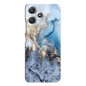 Мраморный чехол на Xiaomi POCO M6 Pro (5G) (VPrint) (Нежный мрамор)