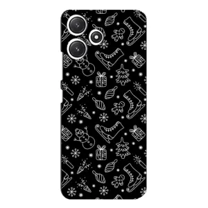 Новогодние, Праздничные Чехлы для Xiaomi POCO M6 Pro (5G) - 2024 год (Новогодний фон)