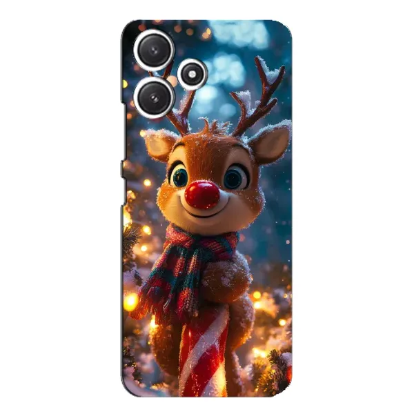 Чохол з принтом «Олень з шарфом» для Xiaomi POCO M6 Pro (5G)