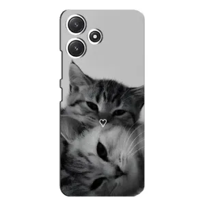 Чехол с рисунком кот на Xiaomi POCO M6 Pro (5G) (Пара котов)