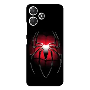 Чехол с человеком пауком для Xiaomi POCO M6 Pro (5G) - (AlphaPrint) (Паук марвел)