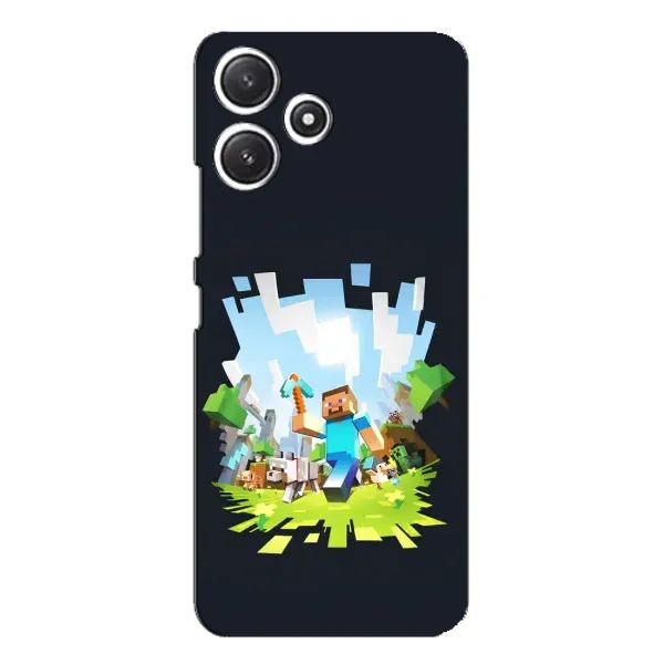 Чехол с принтом «персонажи Minecraft» для Xiaomi POCO M6 Pro (5G) Чехол с принтом «персонажи Minecraft» для Xiaomi POCO M6 Pro (5G)