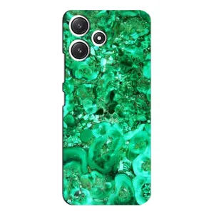 Мраморный чехол на Xiaomi POCO M6 Pro (5G) (VPrint) (Салатный Мрамор)