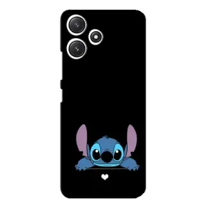 Чохол з принтом Стіч на Xiaomi POCO M6 Pro (5G) (Стіч на чорному)