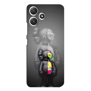 Чехлы для Xiaomi POCO M6 Pro (5G) - Bearbrick Louis Vuitton (PREMIUMPrint) (Тело Bearbrick)