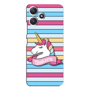 Чехол для Поко М6 Про - (Единорожки - Новинки) (AlphaPrint) (Unicorn)